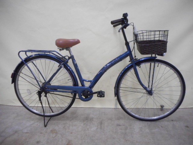 56.青・自転車の画像