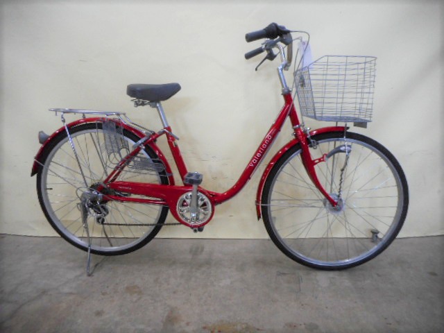 56.赤・自転車の画像