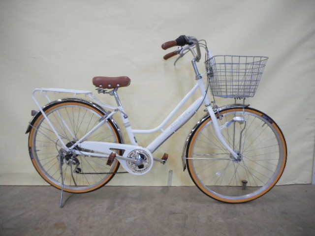 55.白・自転車の画像