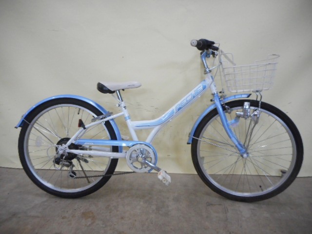 53.白/水色・自転車の画像