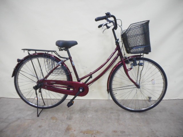 55.赤・自転車の画像