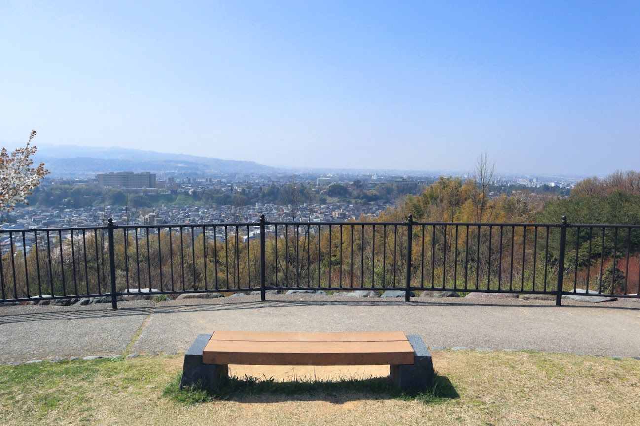見晴らし台から眺める金沢のパノラマ