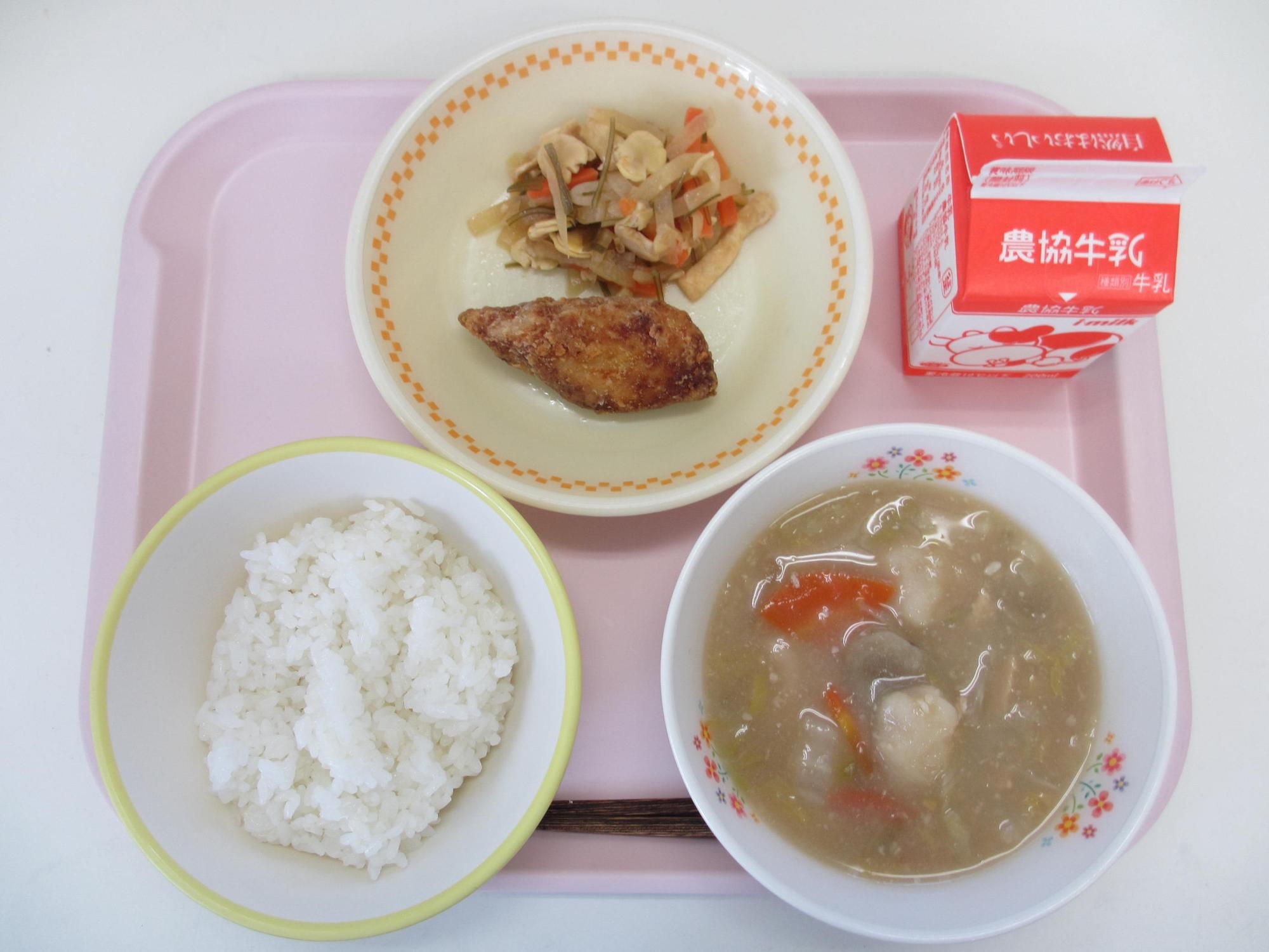 小学校郷土料理の献立