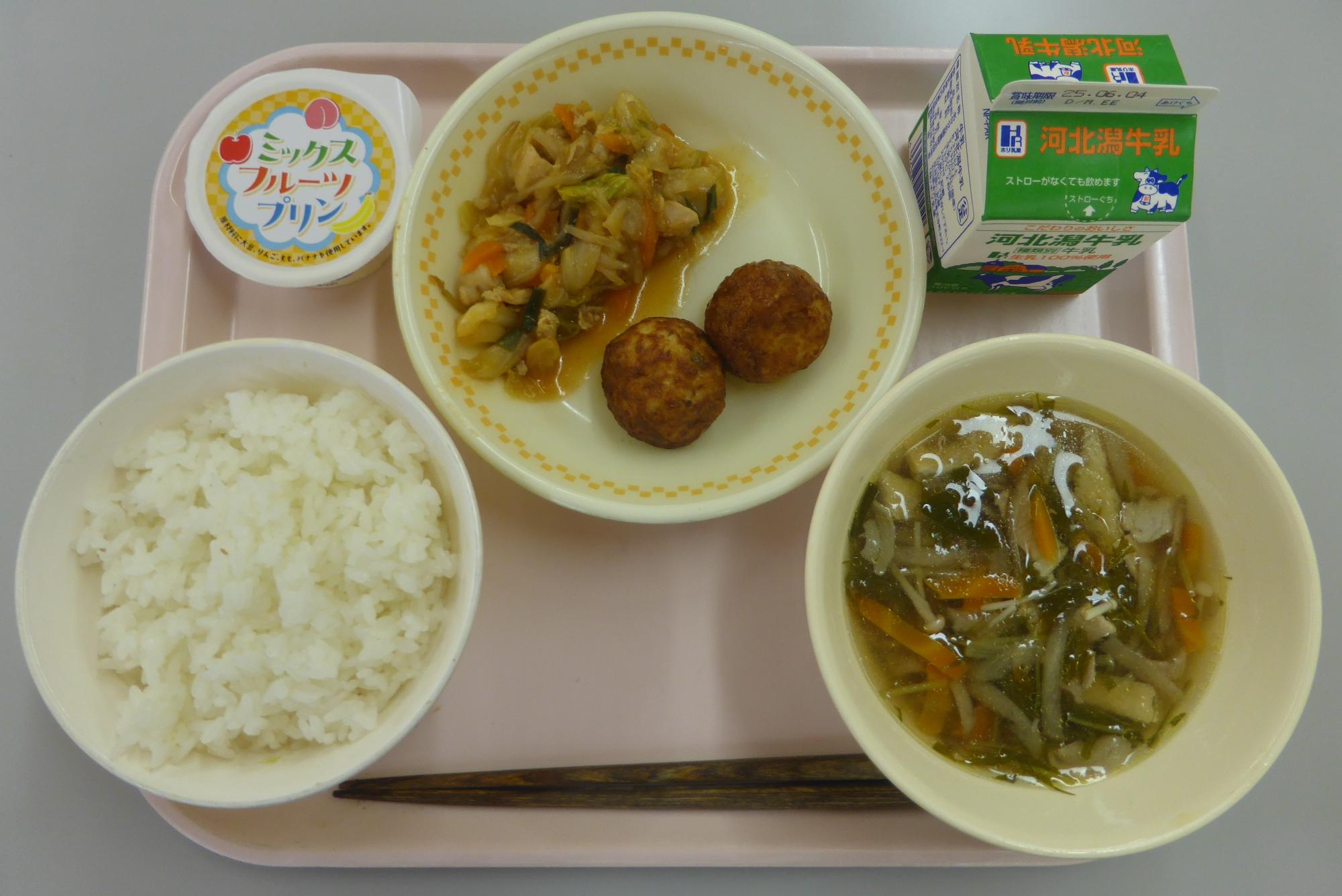 中学校給食の写真 大阪の献立