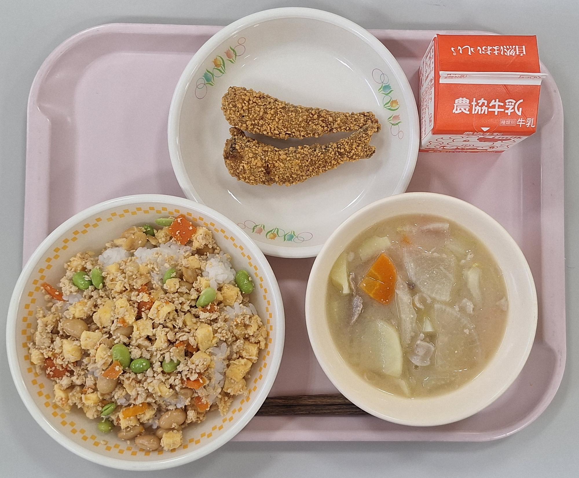 節分の献立（小学校）の写真