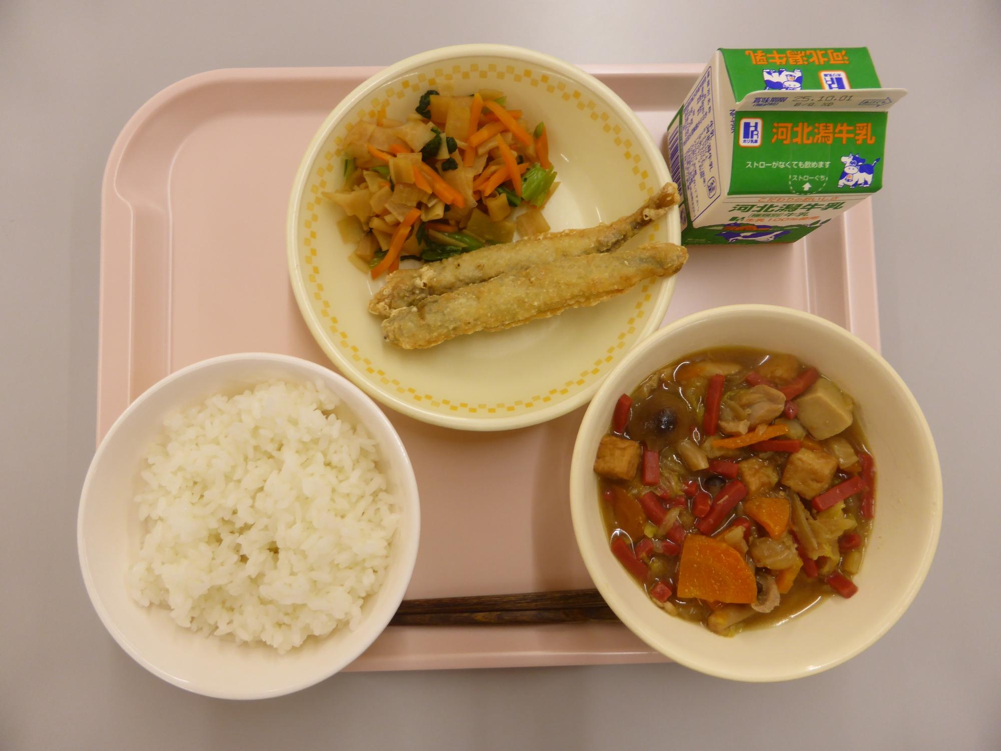 中学校の滋賀県の献立