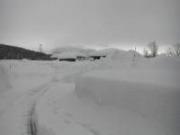 道路にあった約3メートルの積雪の様子を撮影した写真